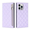 thumbnail image 7 of ELEHOLD for iPhone 14 Pro Max Wallet Case,Card Slot Zipper Purse Adjustable Crossbody Strap Stand Function Leather Wallet Case for iPhone 14 Pro Max 6.7 inch, Purple, 7 of 7