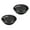 Black, variant on Petromax Enamelware Dinnerware Bowls, Traditional Lightweight Enameled Steel Tableware for Kitchen and Camping, 2 Pack for Hot or Cold Food, 5.4 oz, Black