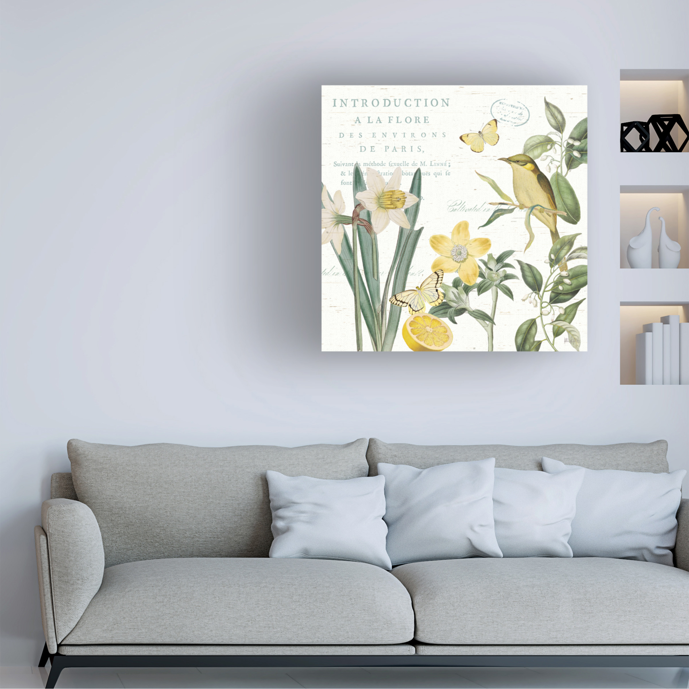 Trademark Fine Art 'Citron Curiosities III' Canvas Art by Katie Pertiet