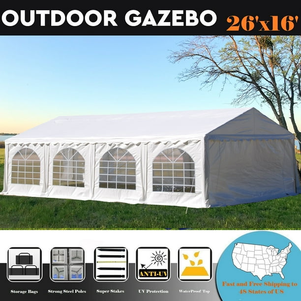 Yescom Heavy Duty Reinforced Poly Tarp Multi Purpose Canopy Tent Cover Walmart Com Walmart Com