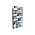 thumbnail image 1 of Atlantic 3020 Max 8-Tier Adjustable Multi-Media Storage Black Steel Shelving, 1 of 6