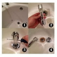 thumbnail image 3 of Tub Drain Wrench Removal Tool, Heavy Duty Tub Drain Remover Wrench Light Weight Double Sided Easy To Install Multipurpose Scratch   for Plug, 3 of 8