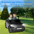 thumbnail image 2 of Kids Ride On Car with Remote, Licensed Land Rover Kids Electric Car, Ride On Toys for Kids 3-8 with Mp3 Player, Rocking, Pull Rod,Black, 2 of 9