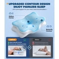 thumbnail image 2 of Almohada ortopédica Latree de espuma viscoelástica con soporte cervical y efecto refrescante, 2 of 7