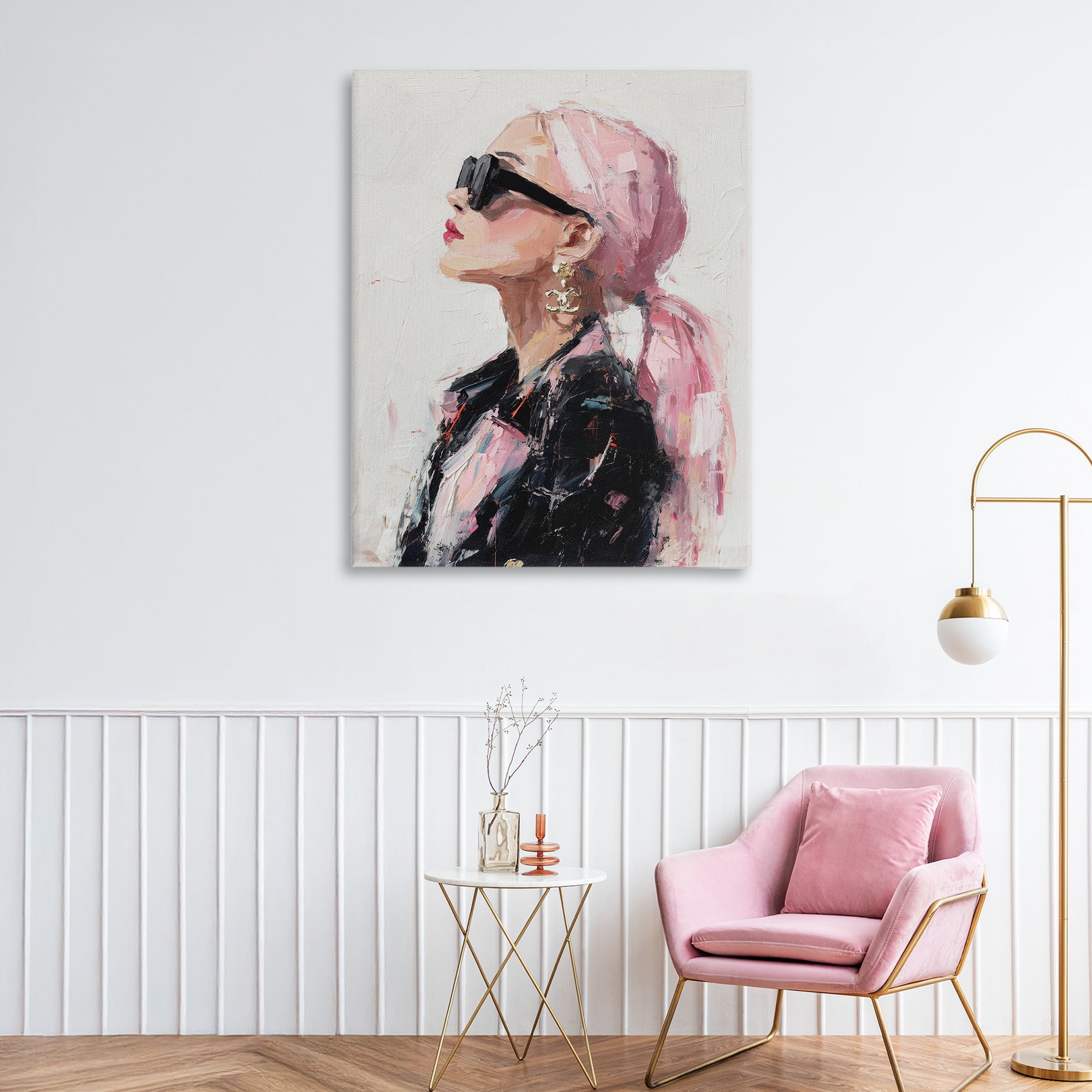 Stupell Industries Pink Daydream Impression Canvas Wall Art, design by Svetlana Aleynikova