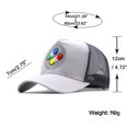 thumbnail image 4 of Gorra de béisbol, gorra de camionero con bordado de mando de juego, 4 of 4