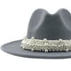 thumbnail image 2 of Sombrero Fedora Sunnimix para hombre Gris, 2 of 2