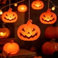 thumbnail image 7 of Mini Handheld LED Jack O Lantern Light, Battery Operated Halloween Pumpkin Lamp, Portable Decor for Mantel, Party, Tabletop, Indoor Home, Trick or Treat & Holiday Accent, C, 7 of 7