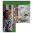 thumbnail image 4 of Window Bird Feeder with 4 Strong Suction Cup, for Outside, for Window, 4 of 5