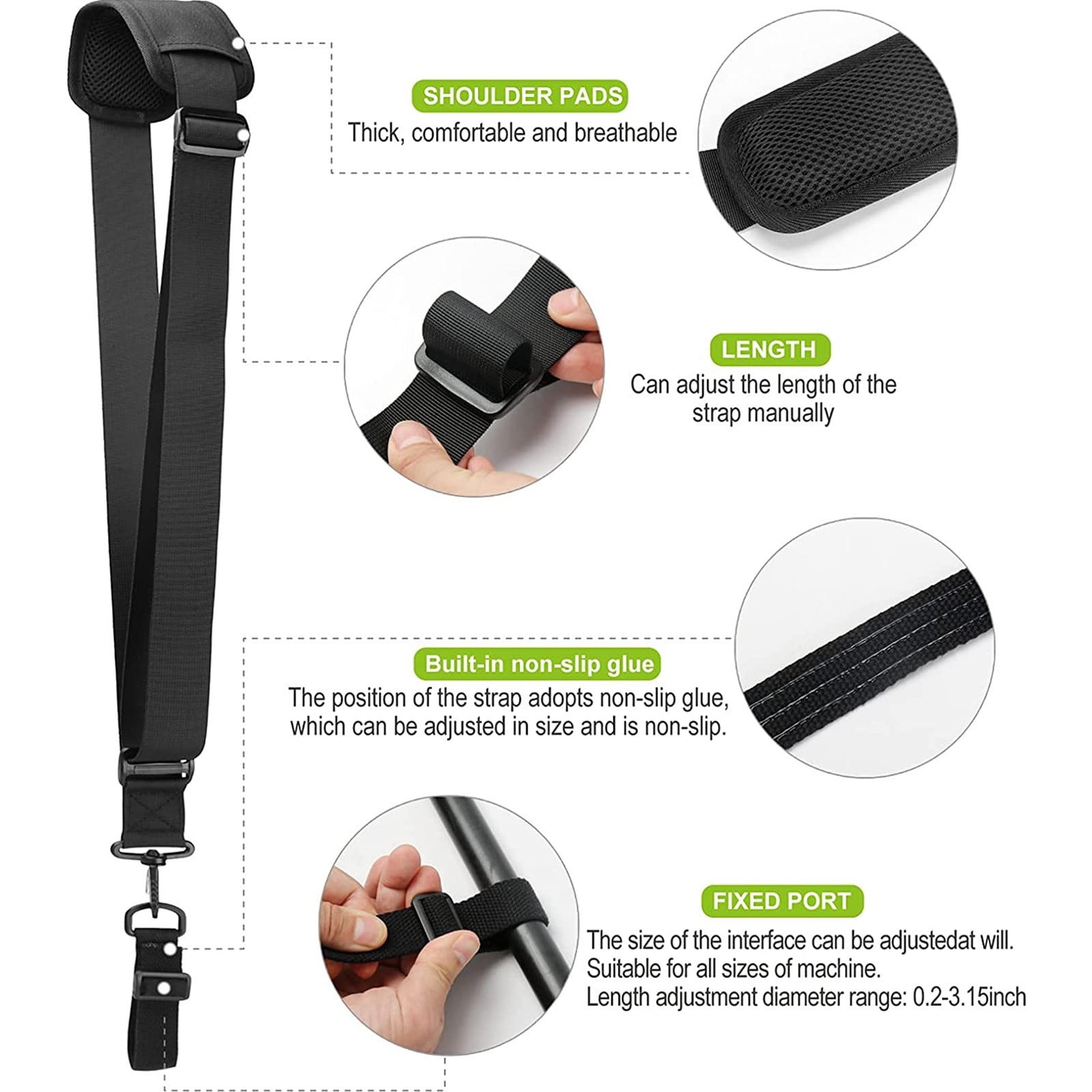 Sangle D'épaule De Tondeuse, Sangle De Tondeuse, Harnais De