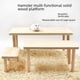 thumbnail image 5 of Jaula para hámster, diseño paisajístico, plataforma de madera maciza, ático multifuncional de dos pisos, jaula para hámster, juguetes de troncos Golden Bear, 5 of 5