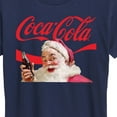thumbnail image 3 of Coca-Cola - Santa Closeup - Women's Short Sleeve Graphic T-Shirt, 3 of 5