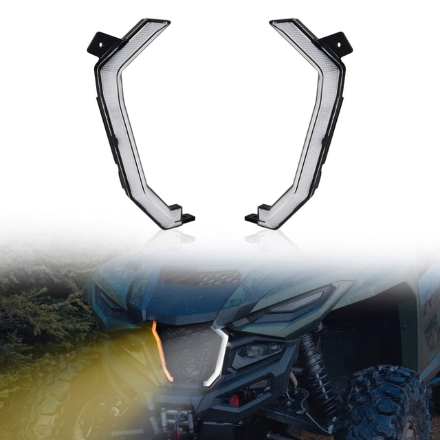 Luces LED de parrilla SAUTVS Front Grill Accent Fang para Yamaha RMAX 1000 (2 unidades)