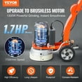 thumbnail image 2 of VEVOR Concrete Floor Grinder 10" Walk-Behind Polisher 1.7HP Adjustable Machine, 2 of 9