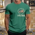 thumbnail image 4 of jowamay America 250 Tshirt 1776 2026 US Flag Casual Short Sleeve Mens Patriotic Tee Crew Neck Tops Daily Wear, 4 of 7