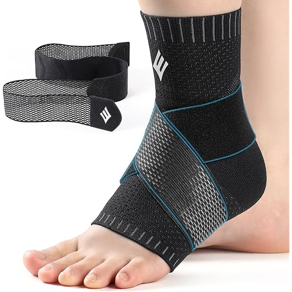 wonima11 NEENCA Ankle Brace for Women & Men, Ankle Support with Compression Wrap, Compression Sleeve for Sprained Ankle, Swelling & Heel Spur Pain, Achilles Tendonitis Pain Relief, Left, Small