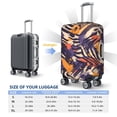 thumbnail image 2 of Multi-Size Suitcase Protective Cover Full Range Double Stitching Invisible Zipper For Travel Business Tiger Print Style Mediumpurple_2 X-Large, 2 of 8