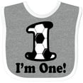 thumbnail image 3 of Inktastic First Birthday Soccer 1 Year Old Boy Boys or Girls Baby Bib, 3 of 4