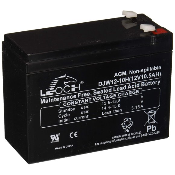 Edwards Signaling 12V10A MISC, BTRY, DC, 12VDC, 10.5AH