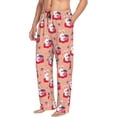 thumbnail image 2 of Daiia Bunny And Strawberry Men's Sleep Pant with Pockets and Drawstring,Pajama Pants-Large, 2 of 9
