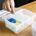 thumbnail image 3 of KAKOWELY 2Pcs Large Capacity Medicine Storage Case Compartmented Box Dormitory Plastic Box,7.87"X4.8"X3.54", 3 of 5