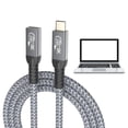 thumbnail image 2 of 20cm Male to Female USB C Charging Cable Wire 40Gbps Data Line 8K Video Support 240W Safe Charging Technology, 2 of 9