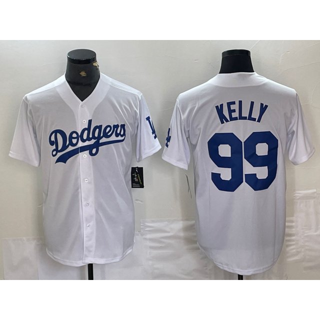 Baseball Jersey Dodgers Jersey Fan Elite Version Dodgers 18# 99# Kelly Copy Player Name Jersey -WEVALLEY