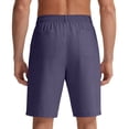 thumbnail image 6 of Gamivast Plus Size Shorts for Men Quick Dry Elastic Waist Hiking Utility Cargo Shorts with Pockets Lightweight Stretchy Outdoor Fishing Travel Tactical Summer Wear Gray XL, 6 of 7
