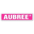 thumbnail image 1 of SignMission SS-AUBREE Panneau de Rue Aubree 4 x 18 Po., 1 of 1