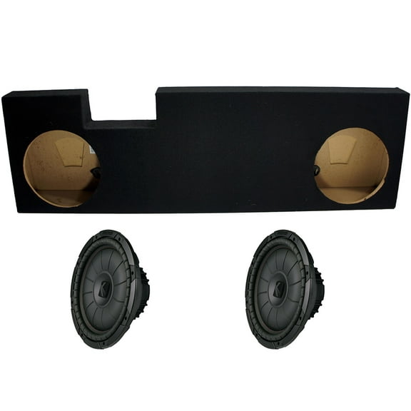 Kicker Ford F250 & F350 04-12 43CVT124 400W Sub & Custom Dual 12" Sub Box