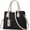C Black Beige, variant on Purses and Handbags for Women Shoulder Tote Bags Top Handle Satchel