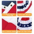 thumbnail image 3 of American Pleated Fan Flag, 1.5 X 3 Feet American Bunting Flag Patriotic Half Fan Banner Flag Decoration, 4th of July Memorial Day Independence Day Fourth July Outdoor Decor, 3 of 8