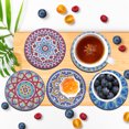 thumbnail image 2 of Juego de posavasos artísticos Cgtredaw 8 Uds Mandala, 2 of 8