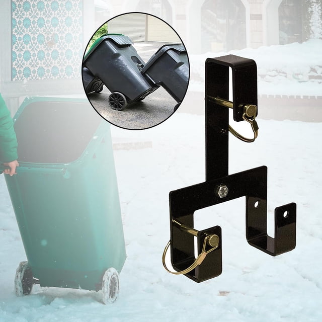 Acopladores de cubos de basura Acarreo de basura Accesorio de enganche de remolque para contenedores de basura con ruedas Clips de de Cola Acoplador receptor de latas