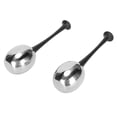 thumbnail image 2 of Globes de Glace en Acier Inoxydable, Réduire le Gonflement Apparence Ronde Globes de Glace pour le Visage en Acier Inoxydable pour Soins de la Peau du Visage pour Salon de Beauté Poignée Noire, 2 of 8