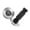 Silver, variant on 2Pcs CNC Alloy Handlebar End Plugs, Caps Handle End Plugs for 530 500 Black