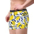 thumbnail image 2 of Pofeuu Tropical Lemon Print Men’s Boxer Briefs, Moisture-Wicking Underwear, Regular,Trunk-Medium, 2 of 5