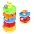 thumbnail image 2 of Roll Activity Toy, Roll Play Tower Toy 5 capas para bebé para nios,Roll Play Tower Toy Ball Drop Roll Toy Roll Actividad Juguete Rampa de bolas Juguete Bebé Torre giratoria Juguete Rollo Torre girator, 2 of 7