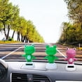 thumbnail image 4 of Dserhfy Bobble Head Green Frog Decoration Solar Powered Shaking Head Frog Car Dashboard Ornament Educational Cartoon Animal Toy, 4 of 8