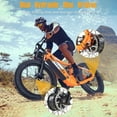 thumbnail image 3 of Dual Motors AWD 2000W Electric Bike for Adult, UL2849 48V 30AH Removable Battery E-mountain Bike 26X4"Fat Tire up to 35MPH&120 Miles Long Range Off Road Ebike Beach Snow Dual Hydraulic&Brakes Bicycle, 3 of 17