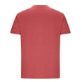 thumbnail image 4 of Men Short Sleeve T Shirts with Chest Pocket, Solid Color Crewneck Tee Soft Comfy Summer Tops Workout Athletic Tshirt, 4 of 5