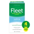 thumbnail image 3 of (2 pack) Fleet Laxatives, Saline Enema for Adult Constipation Relief, Prefilled Enemas, 4.5 fl oz, 4 Bottles, 3 of 16