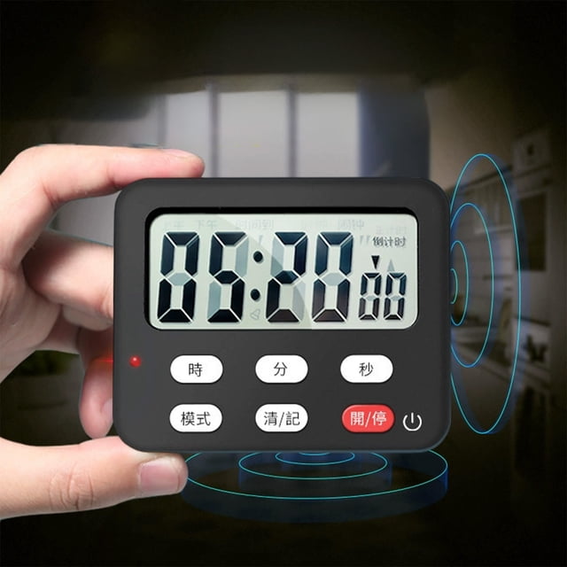 TIMIFIS Dinner Service Kitchen Timer Baking Timer Clock Second Reminder Student Electronic Alarm Clock Countdown Timer Kitchen Gadgets