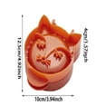 thumbnail image 5 of 2pcs Classic Mini Hand Pie Molds & Owl Shape for Party One Press Forest Animal Autumn Cottage Pie Set Dough Presser Pocket Pie Press Party Potluck Mini Hand Pie Molds, 5 of 8