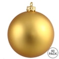thumbnail image 2 of Vickerman 2.4" Luxe Gold Matte Ball Ornament, 60 per Box, 2 of 3