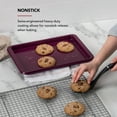 thumbnail image 4 of KitchenAid Aluminized Steel Nonstick 9x13-inch Cookie Baking Sheet Pan, Beetroot Purple, 4 of 8