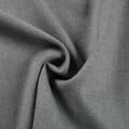 thumbnail image 4 of TWOPAGES Pinch Pleat Drape 26 W X 96 L Inch Wool Light Filtering Soft Curtain for Bedroom, 1 Panel, Dark Gray, 4 of 5
