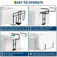 thumbnail image 6 of Hydraulic Spa Cover Lift Hot Tub Cover Lift Mounts on Both Top Sides Idea for Various Sizes of Rectangular Bathtubs, Hot Tubs and Spas Adjustable Width, 6 of 8