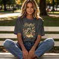 thumbnail image 5 of Plus Size Women's Firefly Print Short Sleeve T-Shirt Mason Jar Floral Botanical Graphic Tee Cottagecore Country Summer Nature Top Shirt, 5 of 5