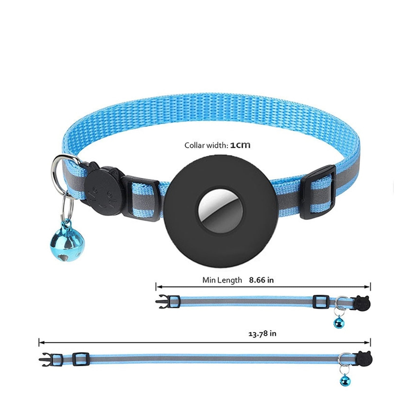 For Protective Cover Nylon Pet Cat Bell Ring Collar For GPS Locator Anti-lost Location Tracker Device Cover - Quick Location